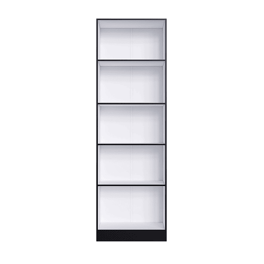 Estante Multiuso Parana 2 Puertas Negro Mate - 