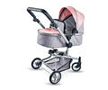 Coche Cuna para muñeca 2 funciones en 1 - 