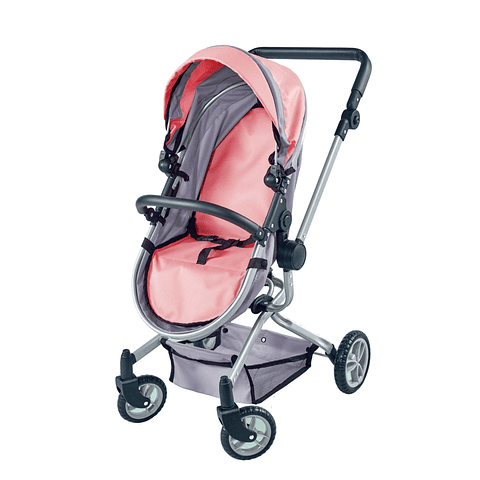 Coche Cuna para muñeca 2 funciones en 1 - "Producto Armado"