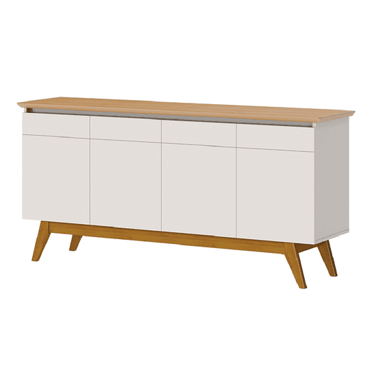 Buffet Classic 66433 1.6 Puertas Blanco/Caramelo - Producto con Detalle