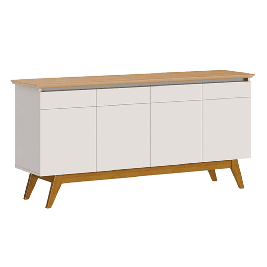 Buffet Classic 66433 1.6 Puertas Blanco/Caramelo - Producto con Detalle