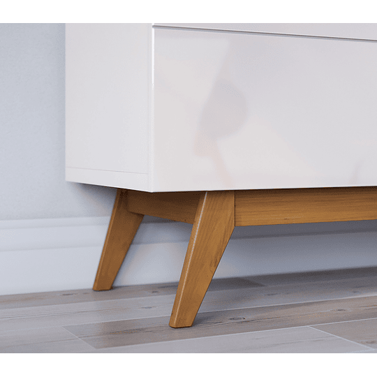 Buffet Classic 66433 1.6 Puertas Blanco/Caramelo - Producto con Detalle