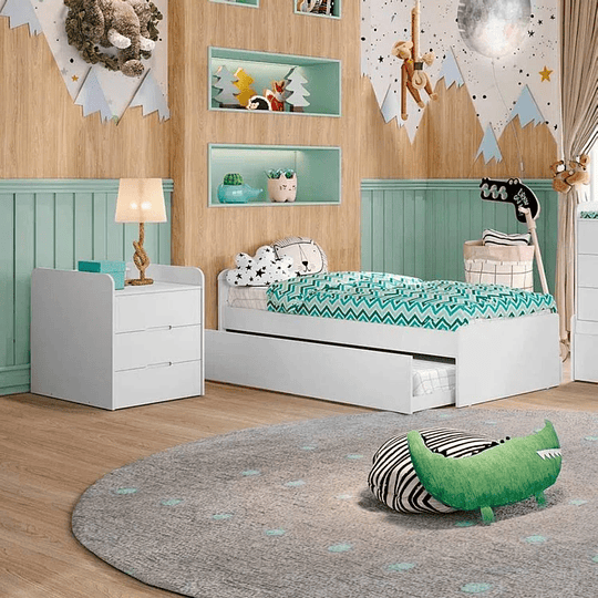 Cuna Multifuncional Cleo Blanco - Producto con Detalle