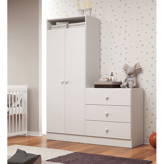 Armario con Cómoda Pimpolho - Producto con Detalle