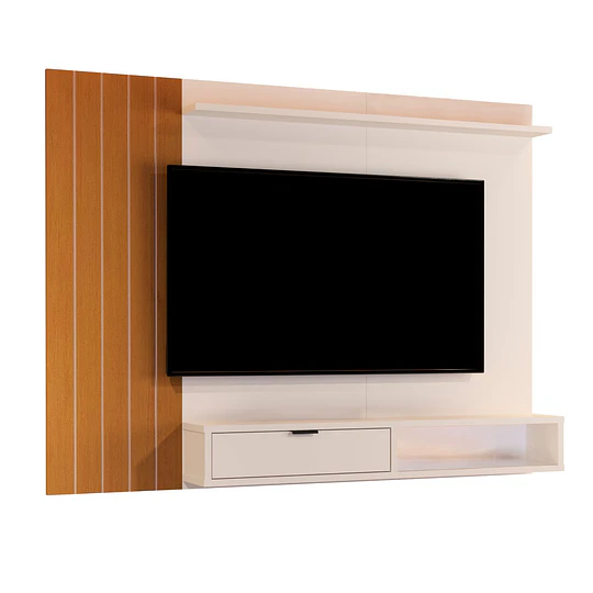 Panel Tv 5001 Perla Caramelo - Producto Armado con Detalle