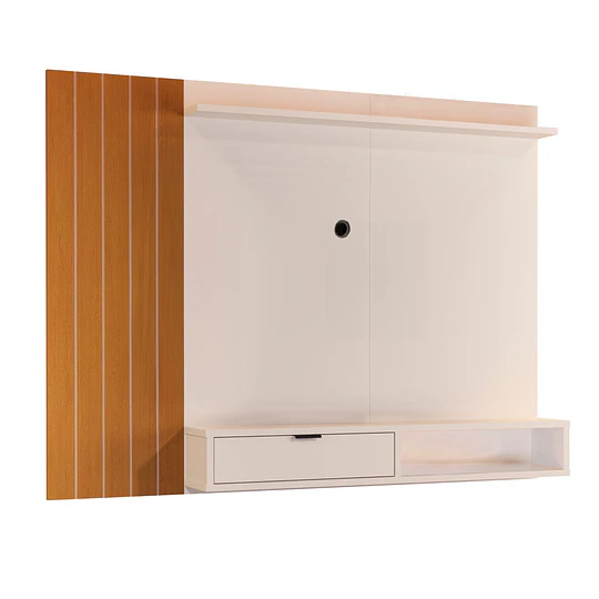 Panel Tv 5001 Perla Caramelo - Producto Armado con Detalle