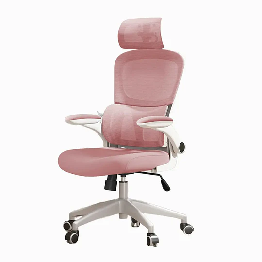 Silla De Escritorio Ergonómica Rosado Be Design - 