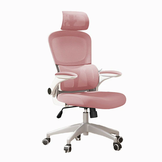 Silla De Escritorio Ergonómica Rosado Be Design - 
