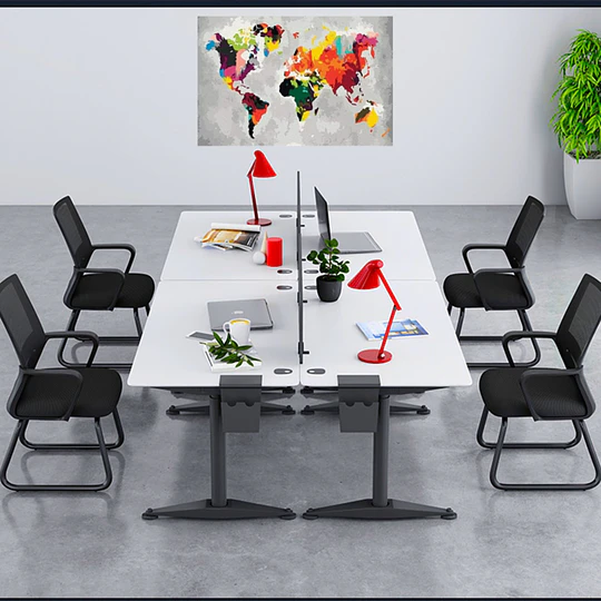 Silla Escritorio Ergonómica Be Design Negro - 