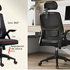 Silla Ergonomica Negra 24 Hrs - 