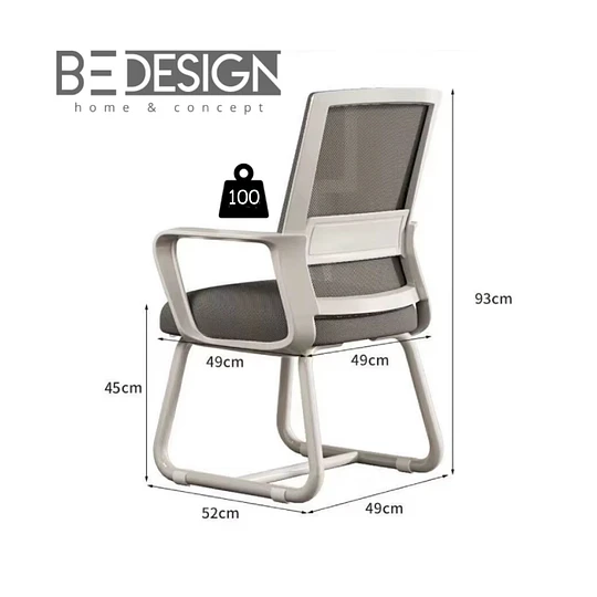 Silla Escritorio Ergonómica Be Design Gris - 