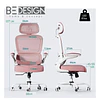 Silla De Escritorio Ergonómica Rosado Be Design - 