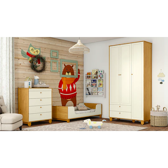 Cómoda Zupi Blanca Caramelo -  
