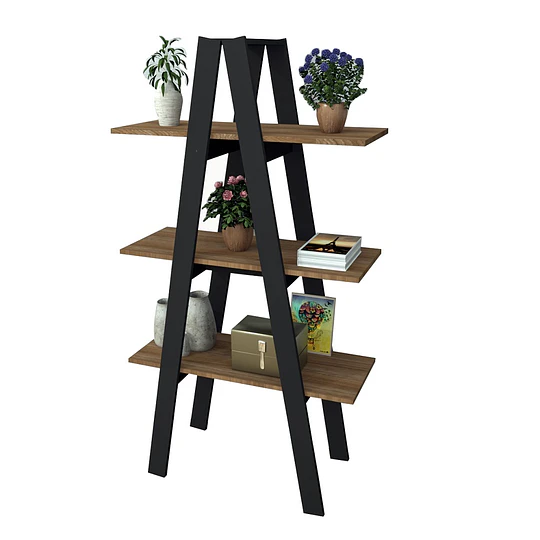 Estante 3 Niveles Urban Negro - 