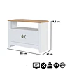 Rack Tv Ludlow Blanco Miel - 