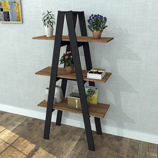Estante 3 Niveles Urban Negro - 