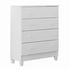 Comoda Blanco Mel 4 Cajones - 
