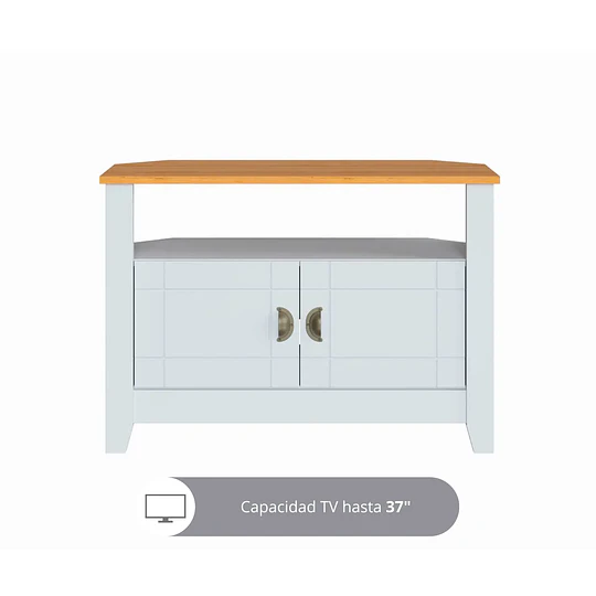 Rack Tv Ludlow Blanco Miel - 