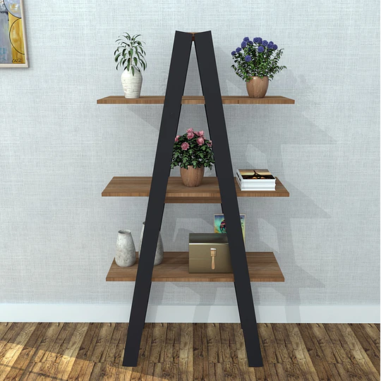 Estante 3 Niveles Urban Negro - 