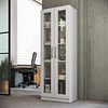 Vitrina 2 Puertas Vidrio Blanco  - 
