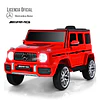 Auto a Batería Jeep G63 Con Licencia Mercedes 12V Rojo - 