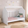 Cuna casita 60 Montessori blanca - 