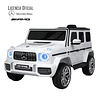 Auto a Batería Jeep G63 Con Licencia Mercedes 12V Blanco - 