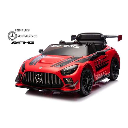 Auto a Bateria Orange Racer Mercedes Benz Amg Gt3 12v 2Motores - 