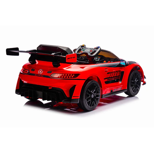 Auto a Bateria Orange Racer Mercedes Benz Amg Gt3 12v 2Motores - 