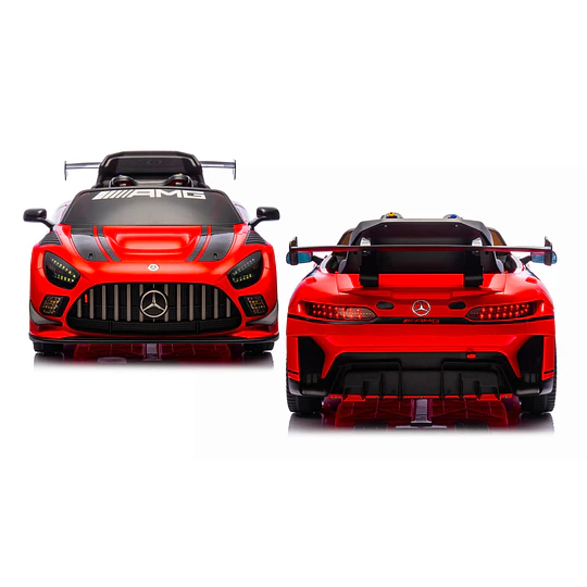 Auto a Bateria Orange Racer Mercedes Benz Amg Gt3 12v 2Motores - 