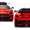 Auto a Bateria Orange Racer Mercedes Benz Amg Gt3 12v 2Motores - 