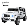 Auto a Batería Jeep G63 Con Licencia Mercedes 12V Blanco - 