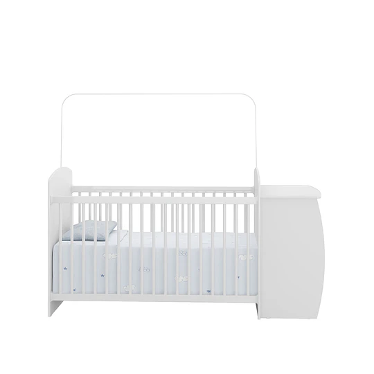 Cuna con Cómoda Mudador Bambini Celeste - 