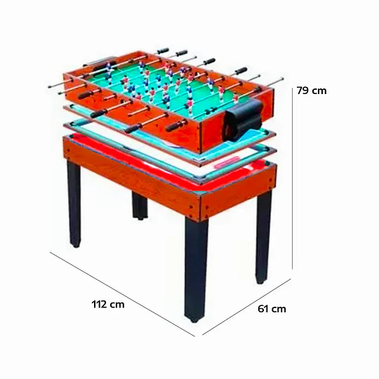 Mesa De Juegos Multiple 4 En 1 - 