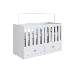 Cuna Multifuncional New Amore 3 En 1 Blanco - "Producto con Detalle Empaque Roto"