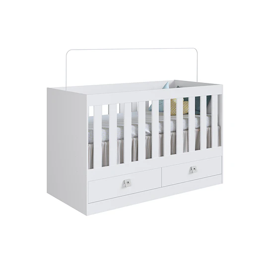 Cuna Multifuncional New Amore 3 En 1 Blanco - 