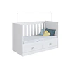 Cuna Multifuncional New Amore 3 En 1 Blanco - 
