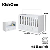 Cuna Multifuncional New Amore 3 En 1 Blanco - 