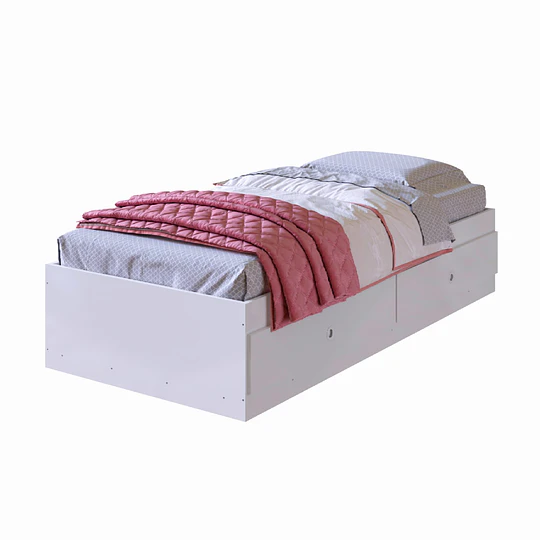 Cama infantil cariño blanca - 