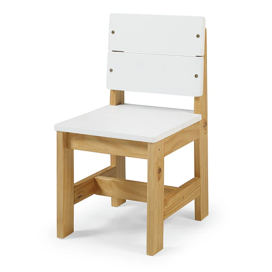 Silla Infantil Madera Pooh Blanco - 