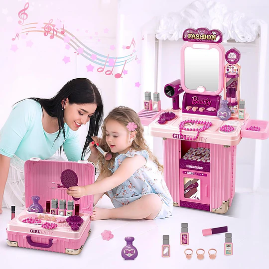 Juego Maleta Tocador De Belleza - 