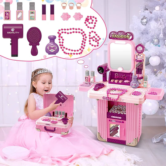 Juego Maleta Tocador De Belleza - 