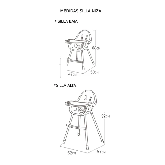 Silla De Comer Niza Rosada - 