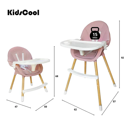 Silla De Comer Niza Rosada - 