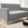 Sofa 2 Cuerpos Dakar Gris - 