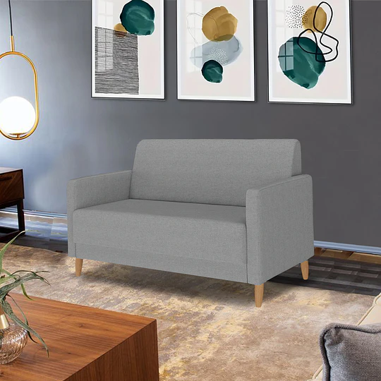 Sofa 2 Cuerpos Dakar Gris - 