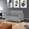 Sofa 2 Cuerpos Dakar Gris - 