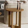Mesa Lateral Redonda Be Caramelo  - 