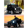 Auto a Batería Jeep G63 Con Licencia Mercedes 12V Negro