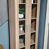 Vitrina 2 Puertas Vidrio Castaño - 